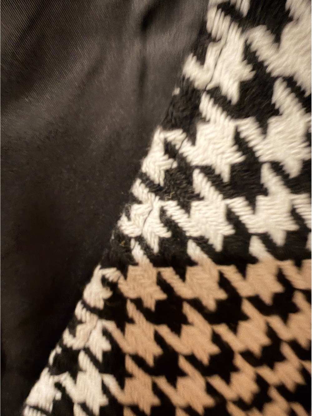 SHEIN Black and White Houndstooth Sleeveless Dress Size L US 8/10 - Picture 3 of 8